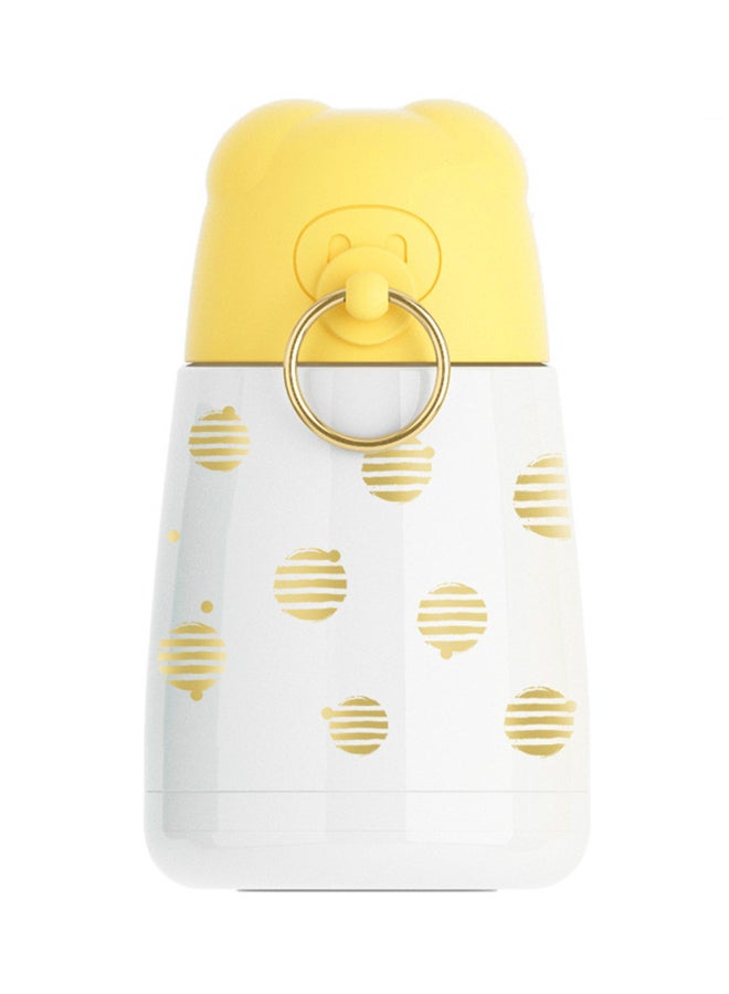 Jipush Stainless Steel Thermos Water Bottle White 300ml