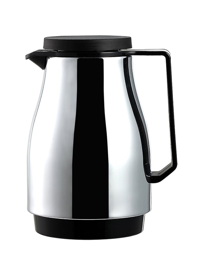 Vacuum Flask Silver/Black 1Liters