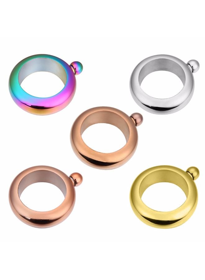 Booze Smuggle Bracelet Bangle Flask Silver