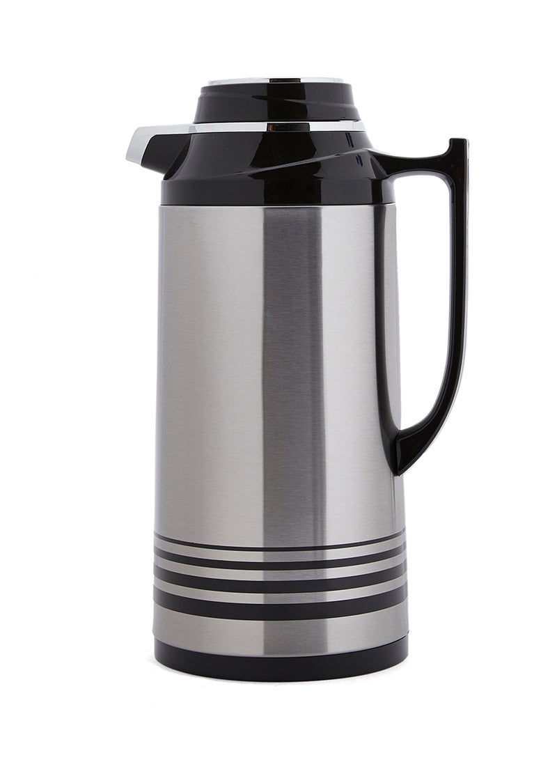 Vacuum Flask 1.3L Steel/Black 1.3Liters