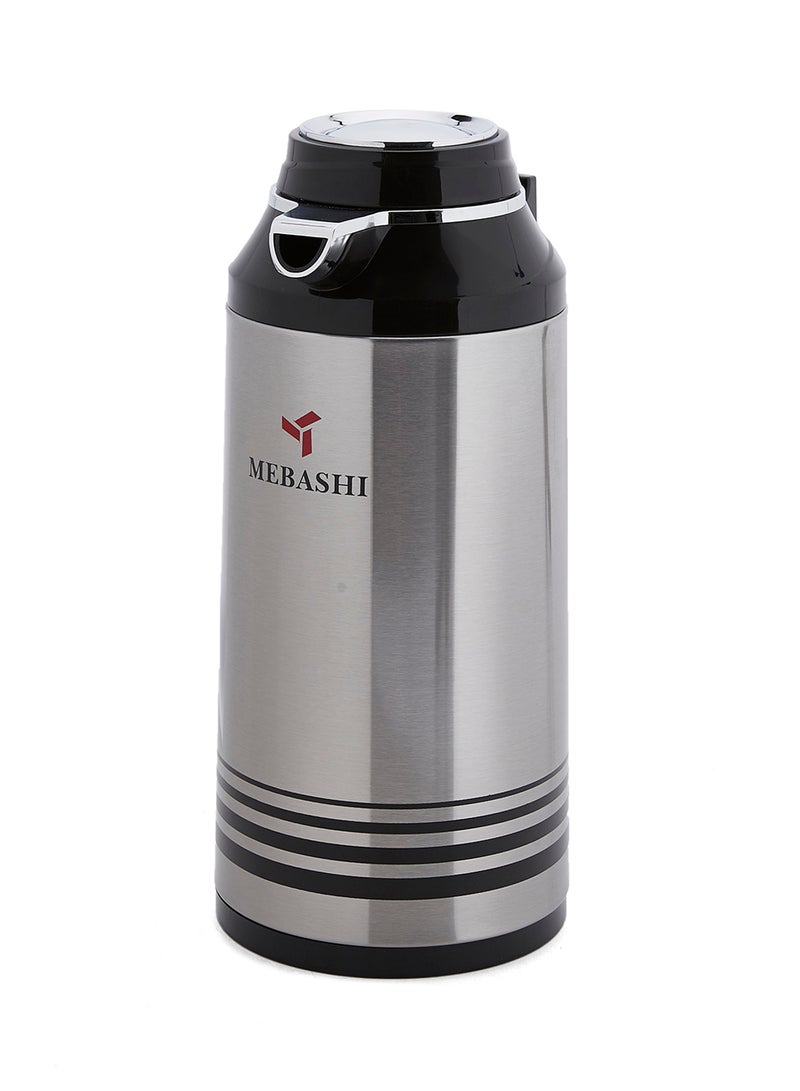 Vacuum Flask 1.3L Steel/Black 1.3Liters