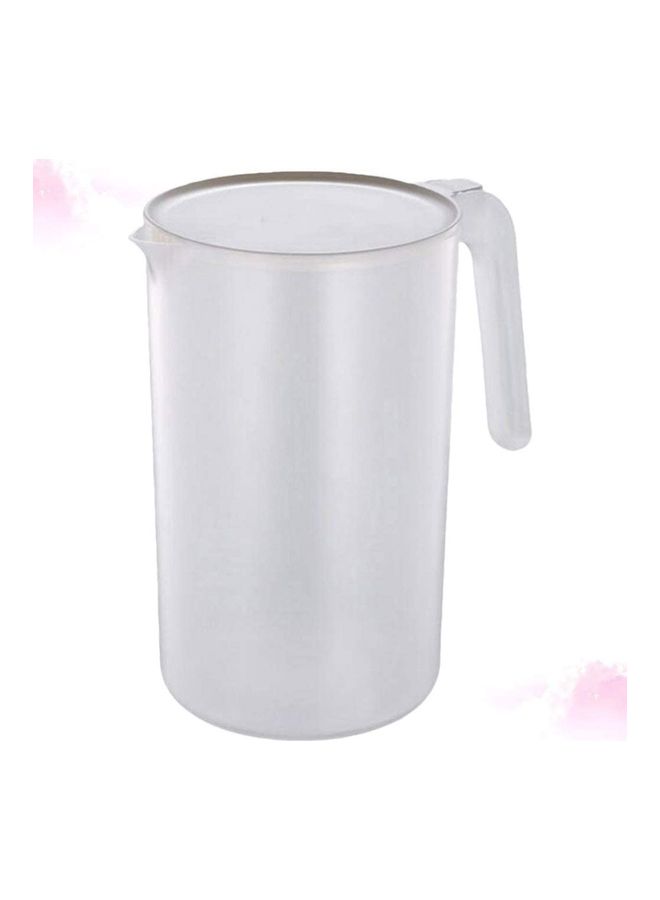 Fridge Water Jug With Lid Clear 13.4x12x5cm