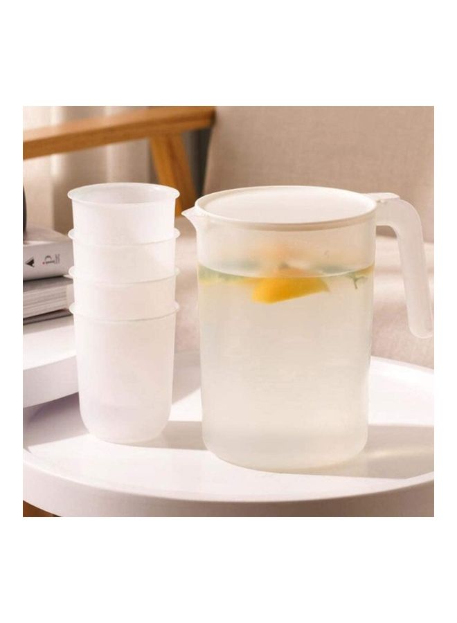 Fridge Water Jug With Lid Clear 13.4x12x5cm