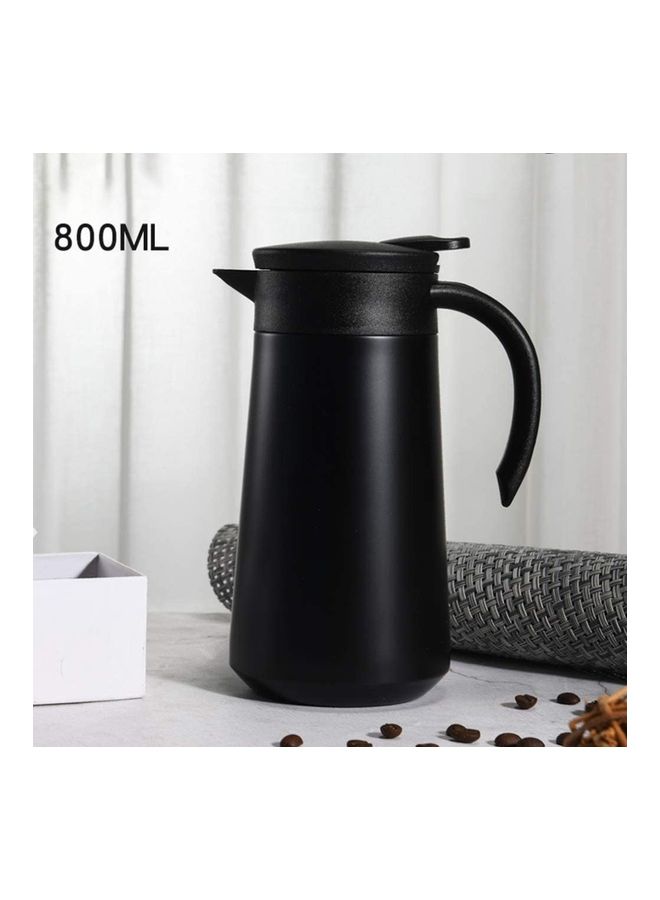 Thermal Coffee Jug With Lid Black