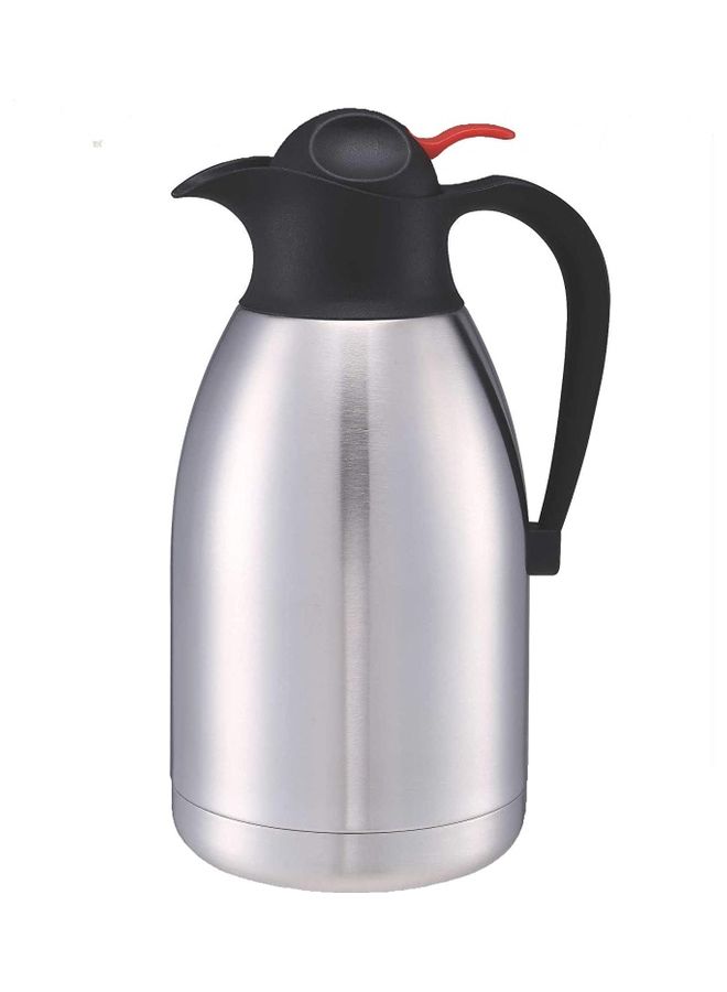 Thermal Coffee Jug With Lid Silver/Black