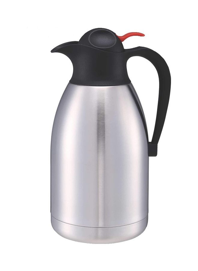 Thermal Coffee Jug With Lid Silver/Black