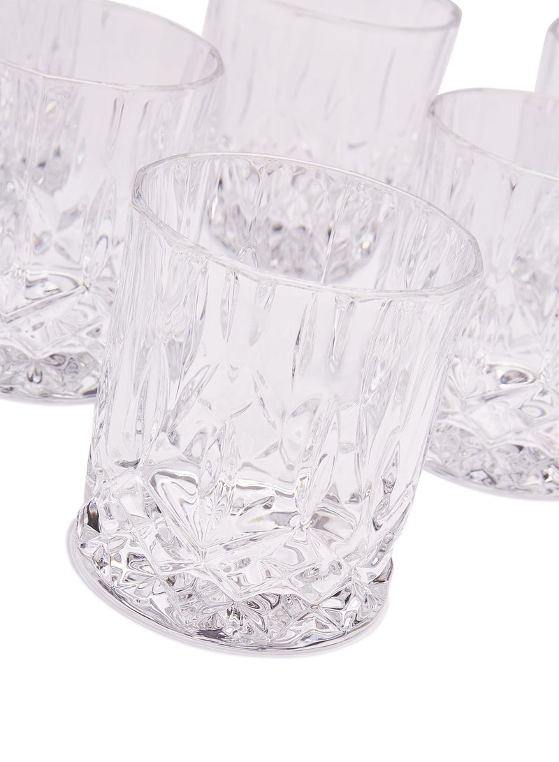 6-Piece Opera Short Glass Set Clear 300ml