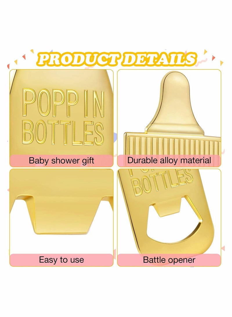 6 Pieces Bottle Opener Baby Shower Favor for Guest, Party Decoration Supplies