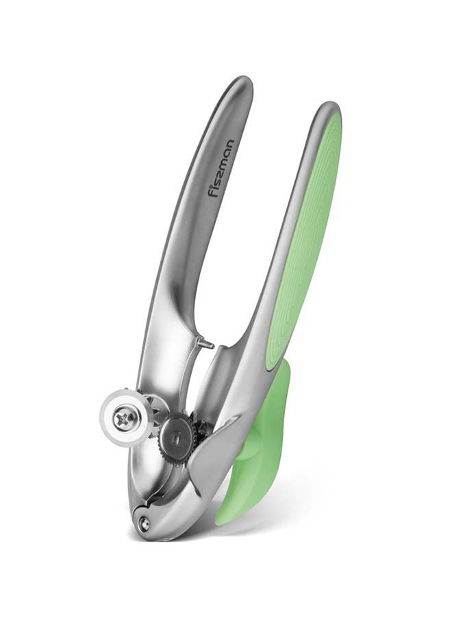 Luminica With Zinc Alloy Manual Tin Can Opener Handheld With Secure Grips Green