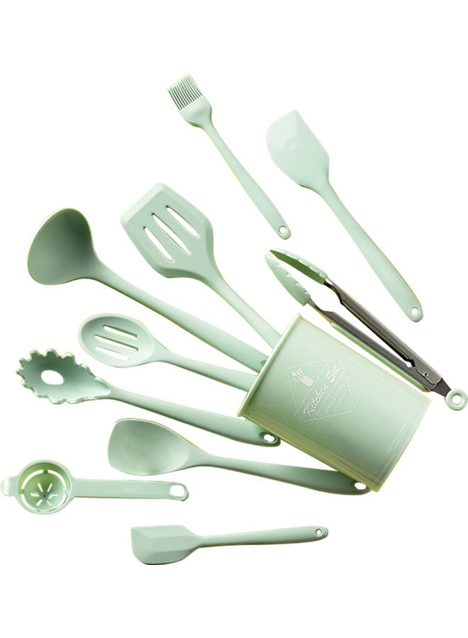 Silicone Cooking Utensils Set Green