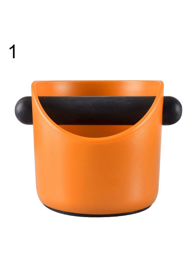 Kitchen Plastic Coffee Knock Box Case Container Orange