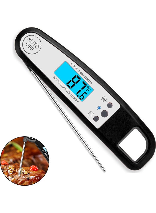 Instant Reading Food Thermometer Black/White