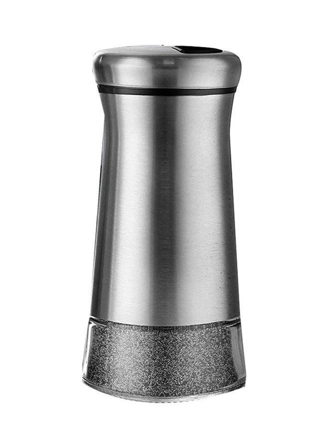 Salt Spice Shaker Dispenser Adjustable Pour Holes Box Can Silver
