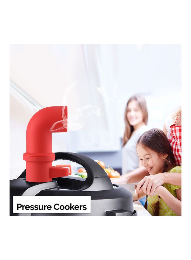 Pressure Cooker T-Shape Pipe Red