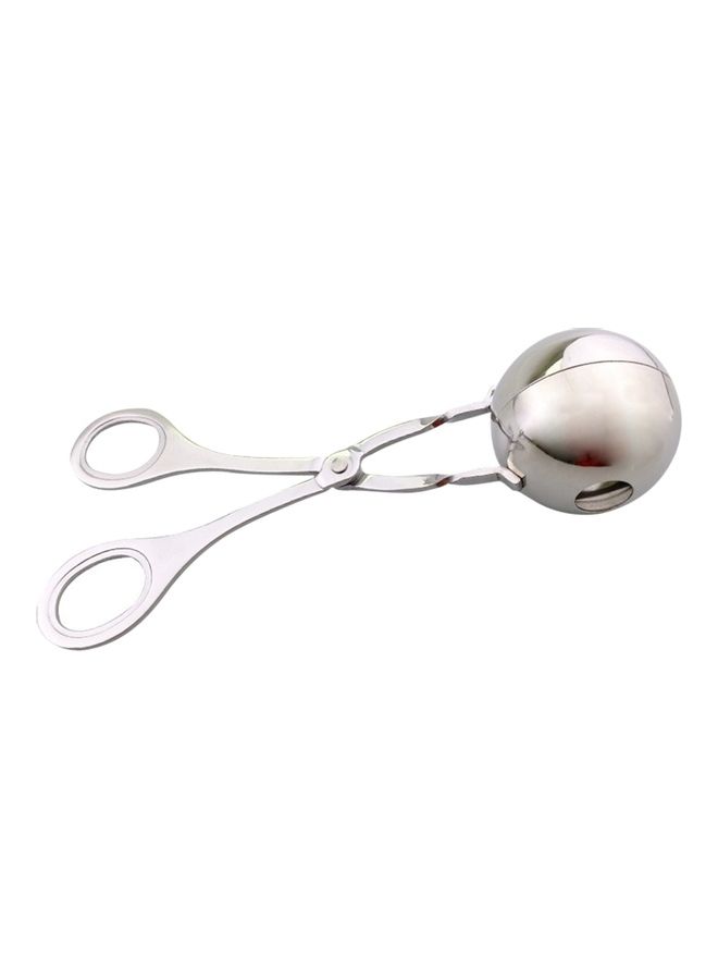 Non-Stick Stainless Steel Scoop Ball Maker Silver