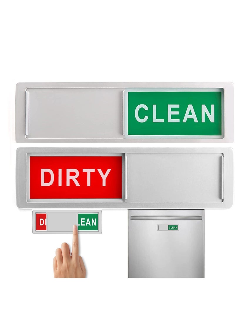 Dishwasher Clean Dirty Magnet Sign, Clean Dirty Magnet for Dishwasher Upgrade Super Strong Magnet