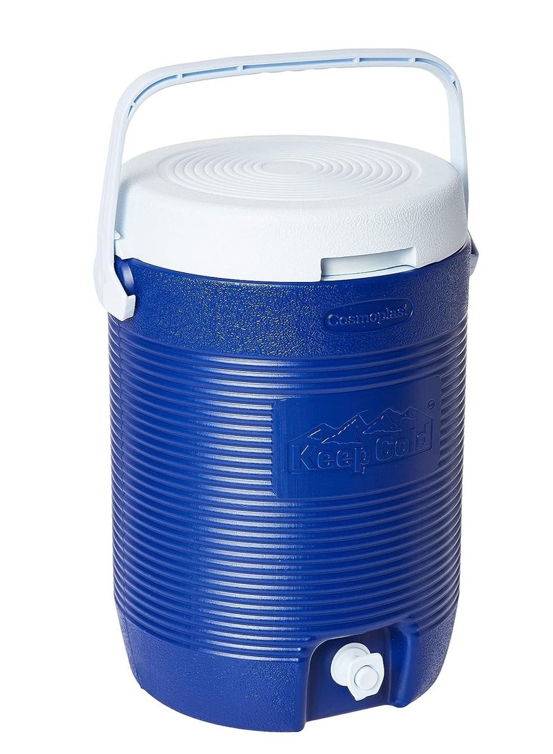 Cosmoplast-MFKCXX013BL Keep Cold Plastic Insulated Water Cooler Small 16.5 Liters