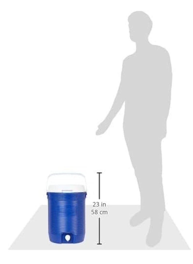 Cosmoplast-MFKCXX013BL Keep Cold Plastic Insulated Water Cooler Small 16.5 Liters