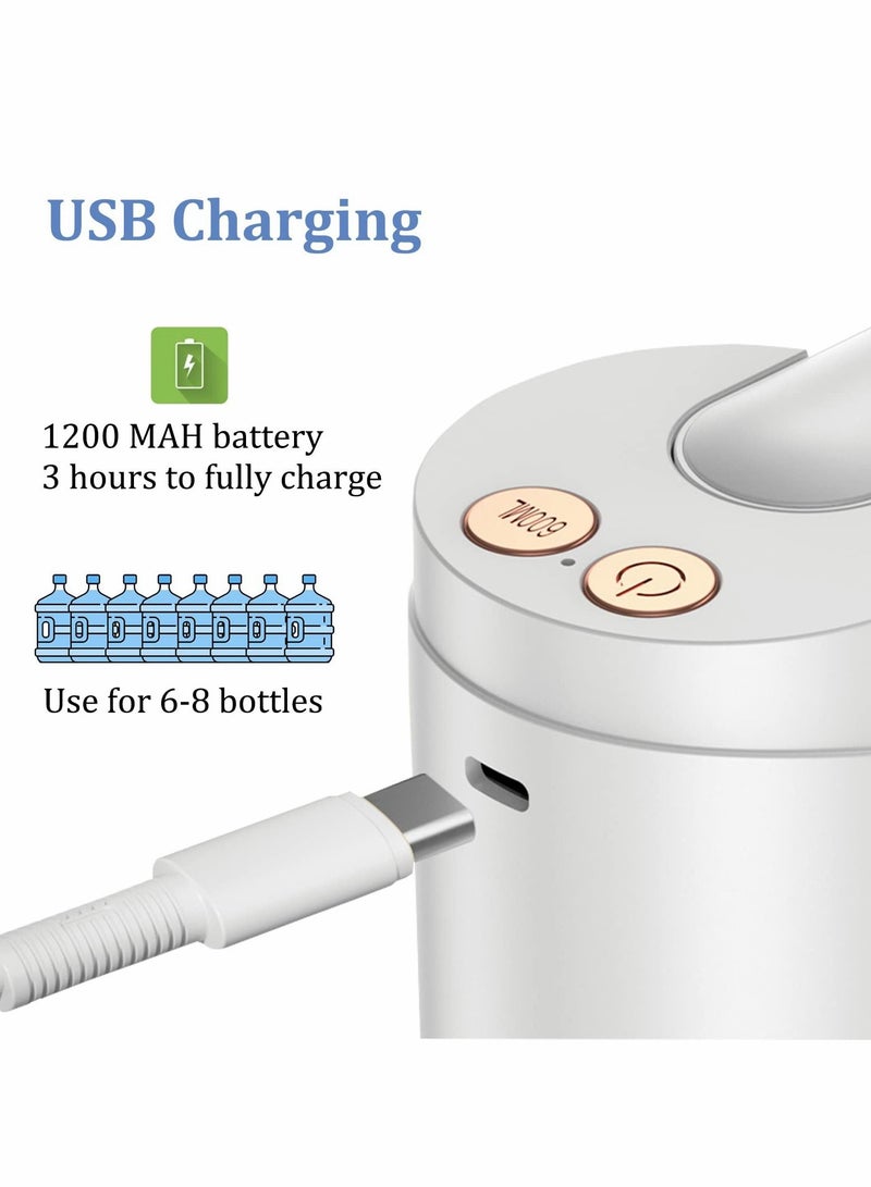 Water Bottle Dispenser, Foldable Electric, USB Charging Automatic Drinking Jug Pump for Universal 1-5 Gallon, Camping Kitchen Home Office