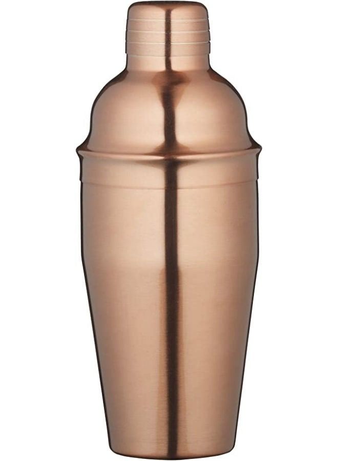 BarCraft Copper Finish Stainless Steel Cocktail Shaker 500ml