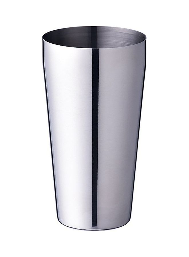 Portable Practical Stainless Steel Glass Shaker Silver