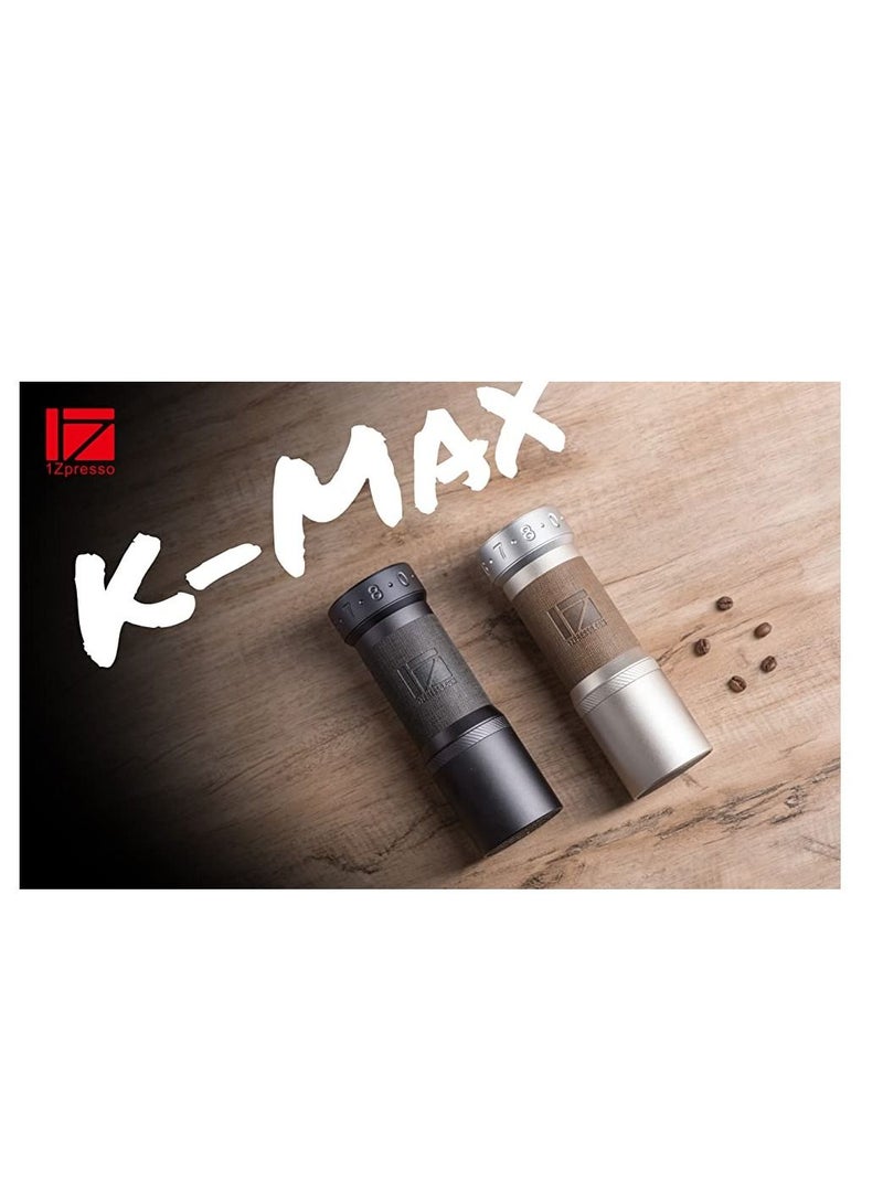 1Zpresso K Max Manual Coffee Grinder  Silver