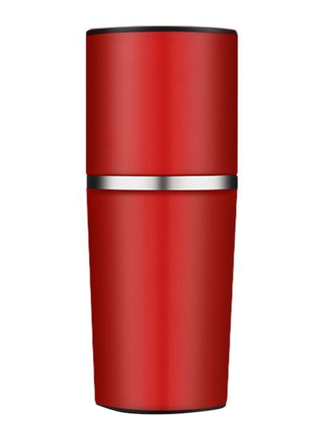 Portable Outdoor Coffee Bean Grinder Cup Red