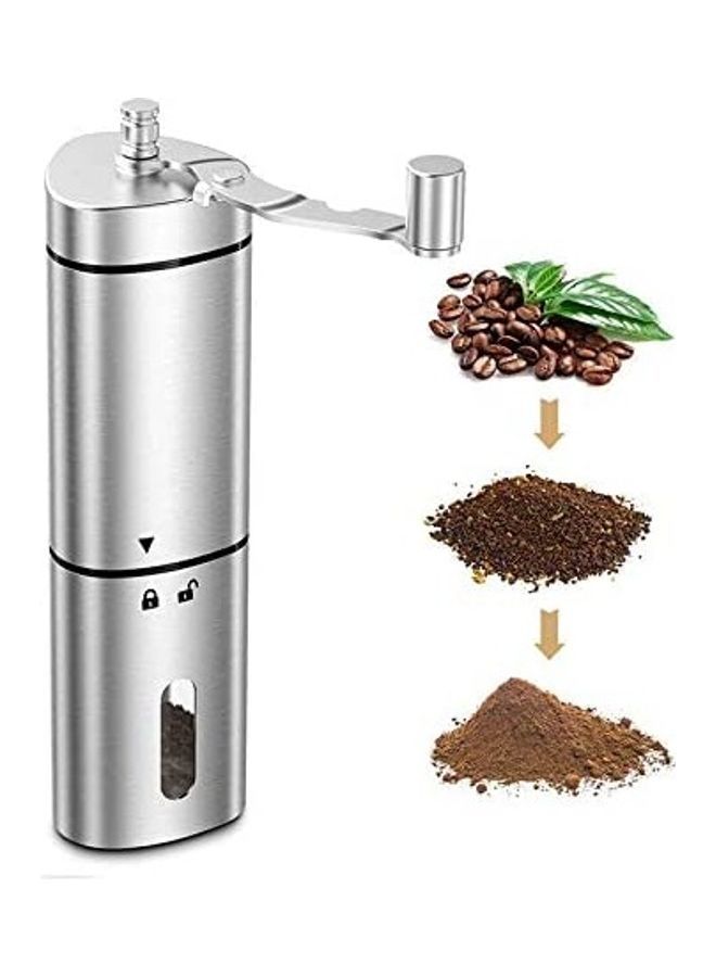 Manual Coffee Grinder Silver 40ml