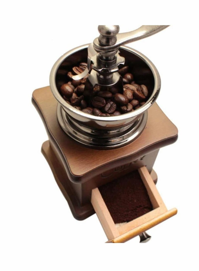 Coffee Grinders Manual Bean Grinder Adjustable Coarseness Ceramic Mill Hand Held Multifunction Smash Machine Compact Crank For Home, Office & Travelling