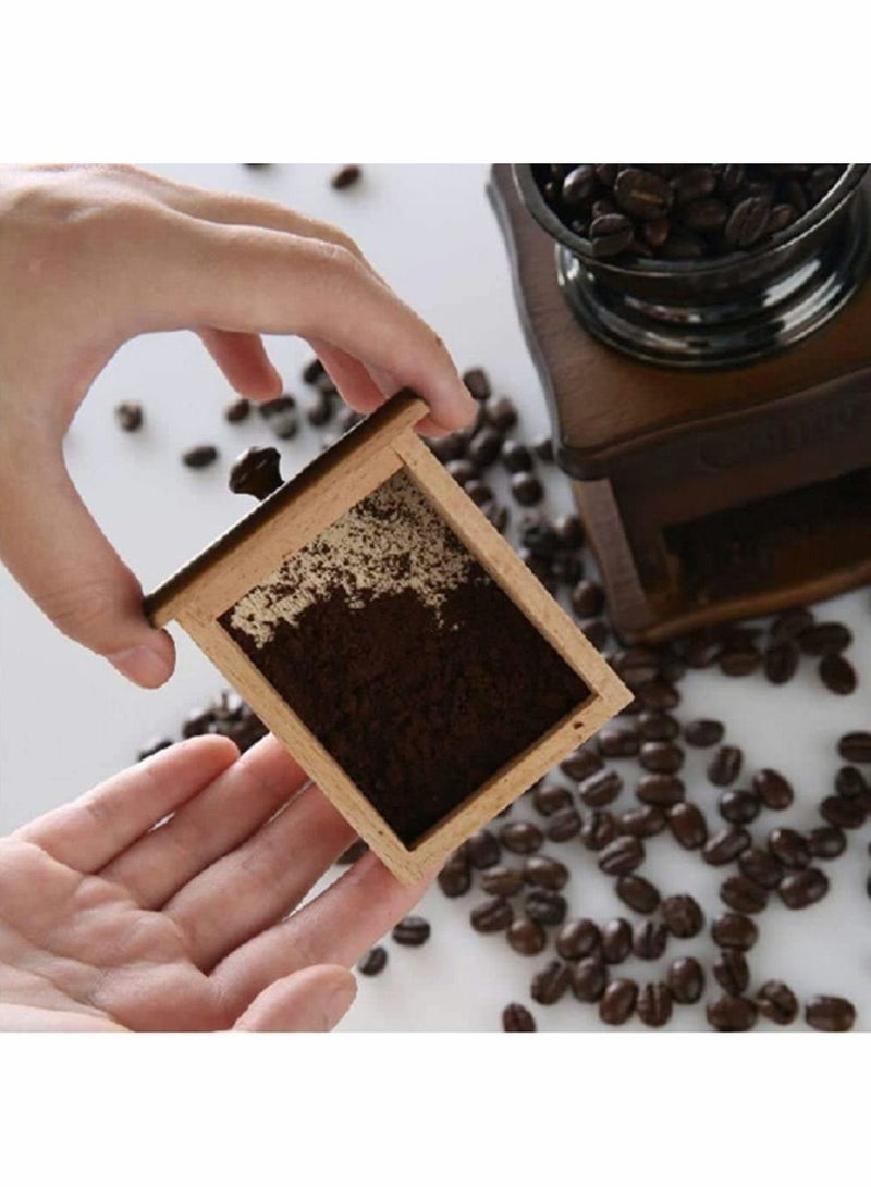 Coffee Grinders Manual Bean Grinder Adjustable Coarseness Ceramic Mill Hand Held Multifunction Smash Machine Compact Crank For Home, Office & Travelling