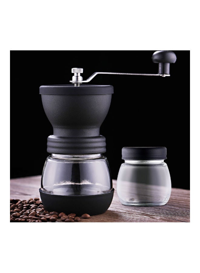 Washable Manual Coffee Grinder Black 19.50x9.50x6.00cm