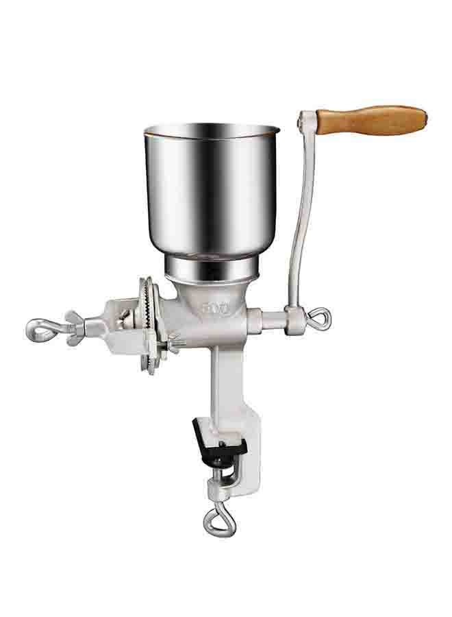 Manual Corn And Coffee Grinder Silver 40centimeter