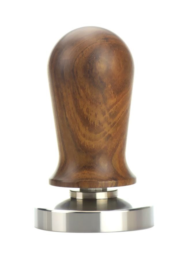 Wooden Coffee Tamper Brown/Silver 100x42x53centimeter