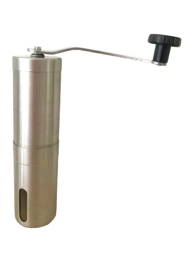 Stainless Steel Manual Coffee Grinder Silver 17.5x4.8cm