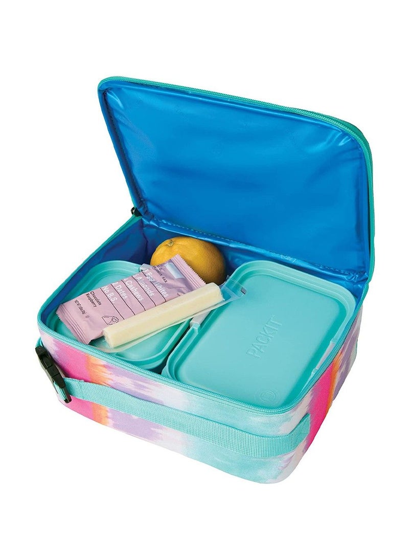 Packit Classic 3 Liter Cooler Lunch Box Tie Dye Sorbet