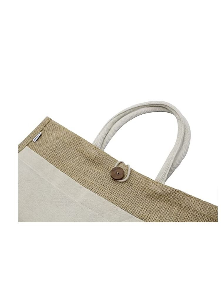 Jute bags with Canvas pocket printed for celebrating 51years of the UAE National day (Design 3)