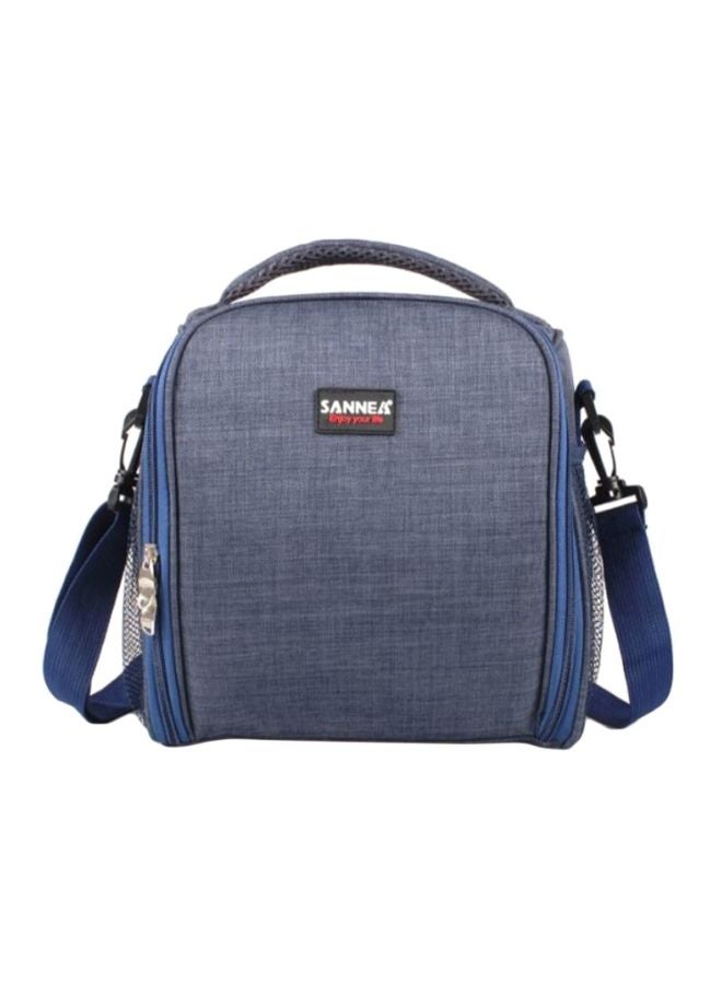Thermal Insulated Lunch Bag Blue 24x24x14cm
