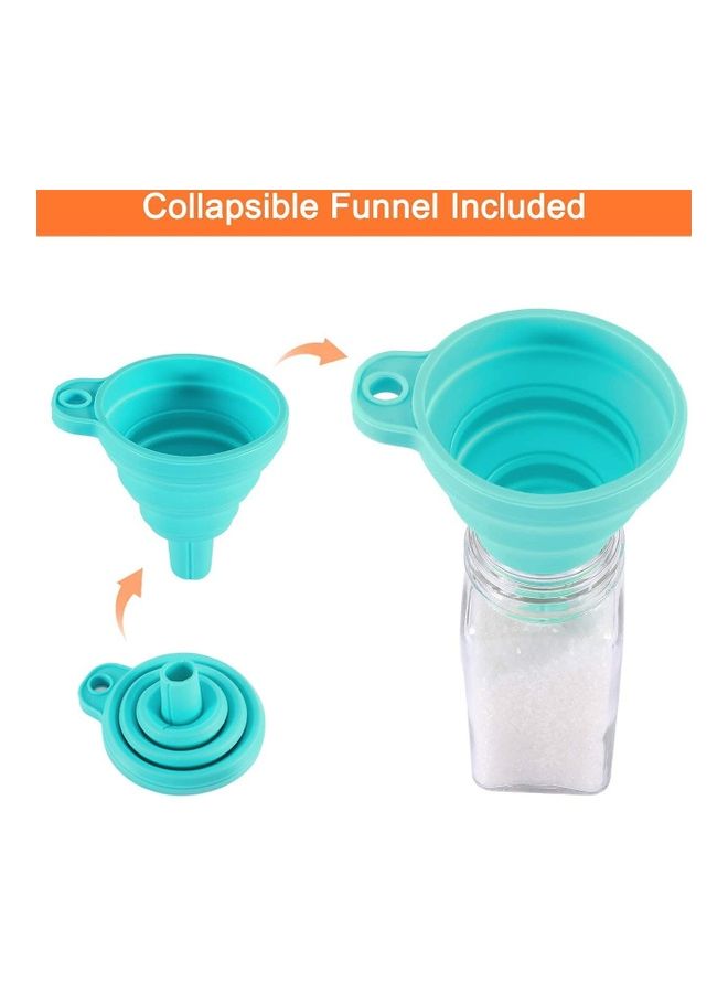 24-Piece Spice Jar And Accessory Set Multicolour 120ml
