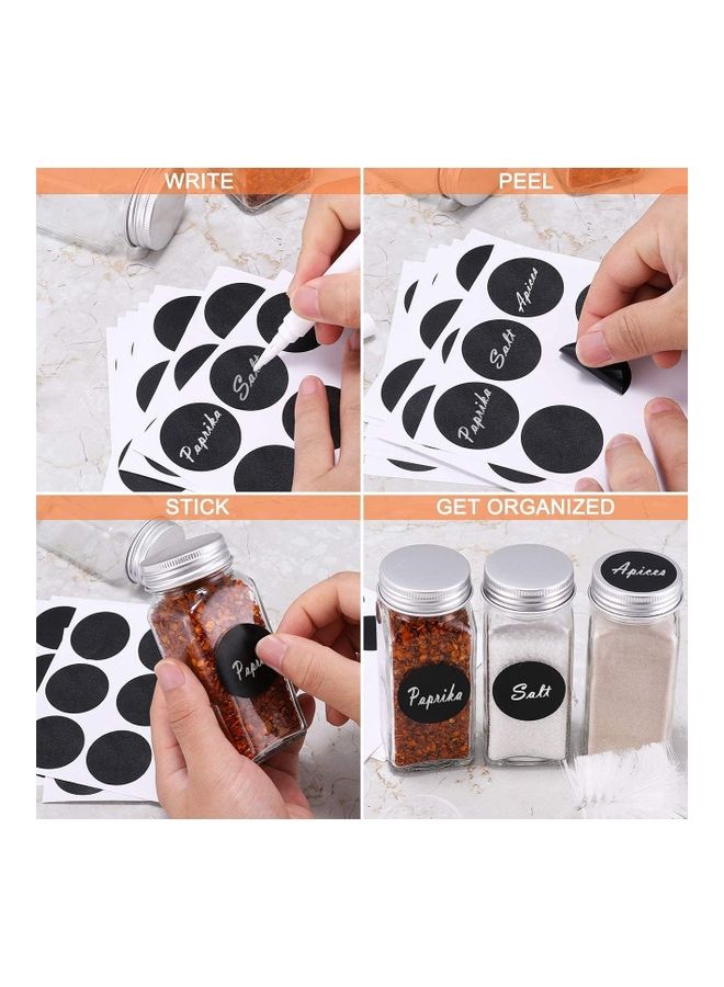 24-Piece Spice Jar And Accessory Set Multicolour 120ml