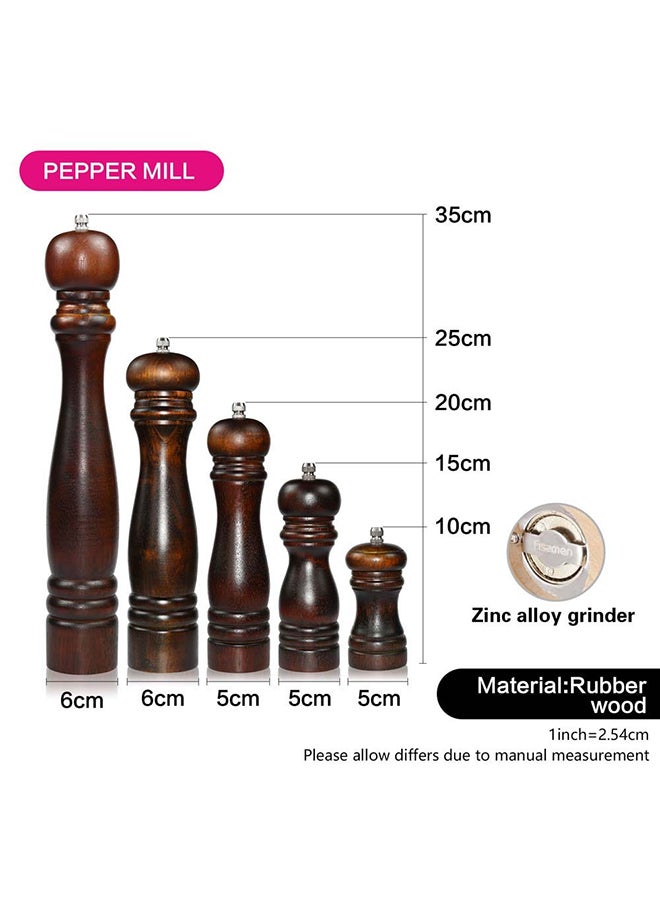 Wooden Salt And Pepper Mill Brown 20cm