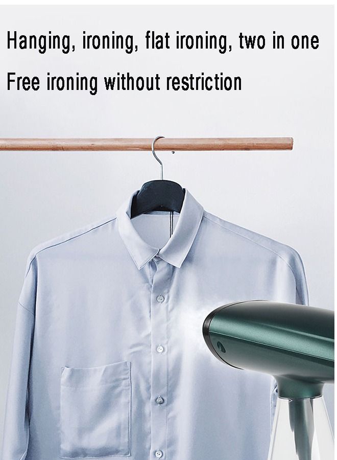 Handheld Steam Iron, Portable Steam Hanging Iron with 200ml Water Tank Foldable Steam Hanging Iron for Home and Travel