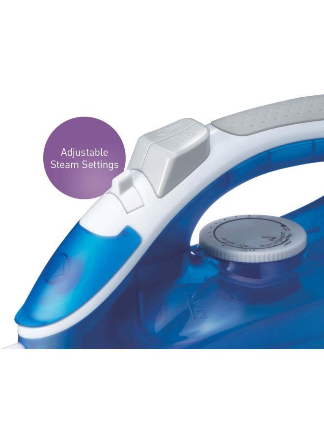 NI-M300T Steam Iron Titanium Coated Soleplate Garment Care - 1800 Watt NI-M300T Blue/White