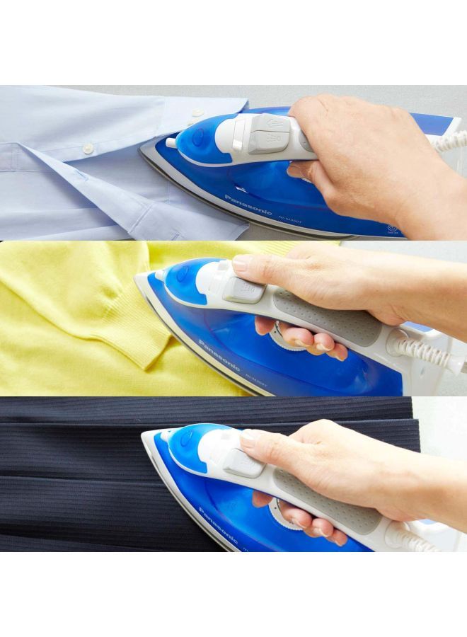 NI-M300T Steam Iron Titanium Coated Soleplate Garment Care - 1800 Watt NI-M300T Blue/White