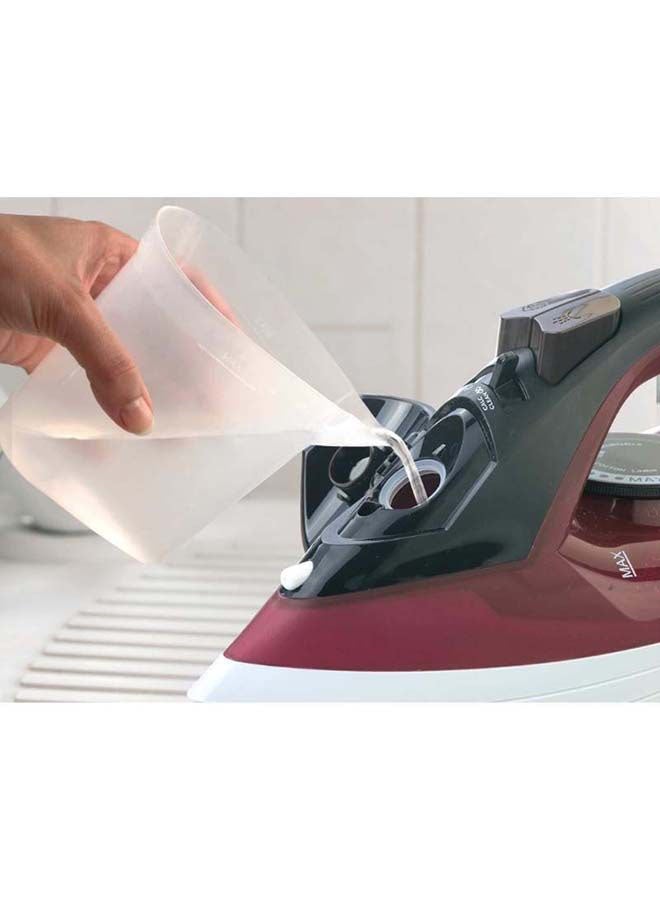 Steam Iron with Non-Stick Soleplate/Anti-Drip/Anti-Calc/Self Clean Function 300.0 ml 1600.0 W X1550-B5 Red/Black/White