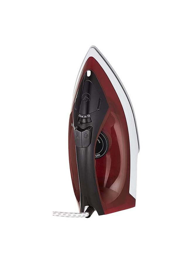 Steam Iron with Non-Stick Soleplate/Anti-Drip/Anti-Calc/Self Clean Function 300.0 ml 1600.0 W X1550-B5 Red/Black/White