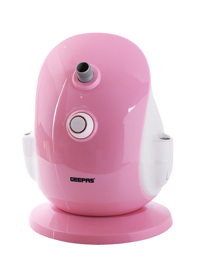 Garment Steamer - Auto Off & High Quality  Adjustable Poles, 3 Steam Levels For Various Textiles, Overheat & Thermostat Protection, 1.7L Water Tank, 45s Heat Time, 1.6 L 1800 W GGS9691 Pink