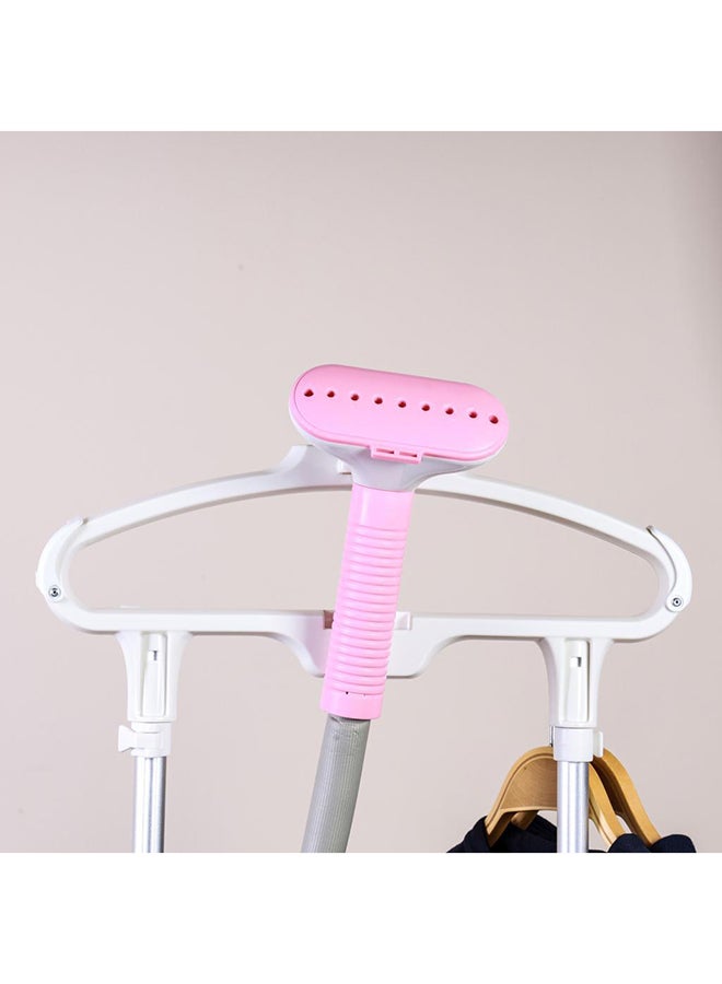 Garment Steamer - Auto Off & High Quality  Adjustable Poles, 3 Steam Levels For Various Textiles, Overheat & Thermostat Protection, 1.7L Water Tank, 45s Heat Time, 1.6 L 1800 W GGS9691 Pink