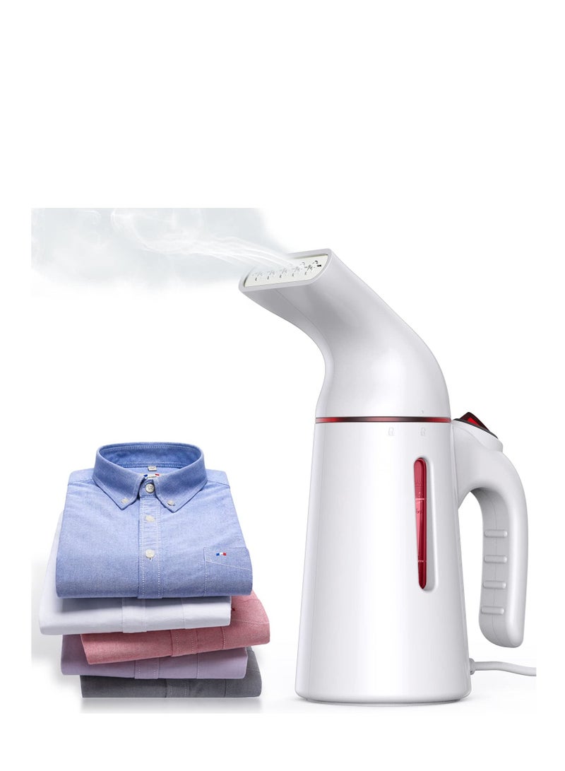 Steamer for Clothes, Portable Travel Steamer Fast Heat-up in 45s for Clothes Handheld Garment Steamer Wrinkle Remover Fabric Steamer Iron, Suit for all fabrics silk cotton wool and linen ect