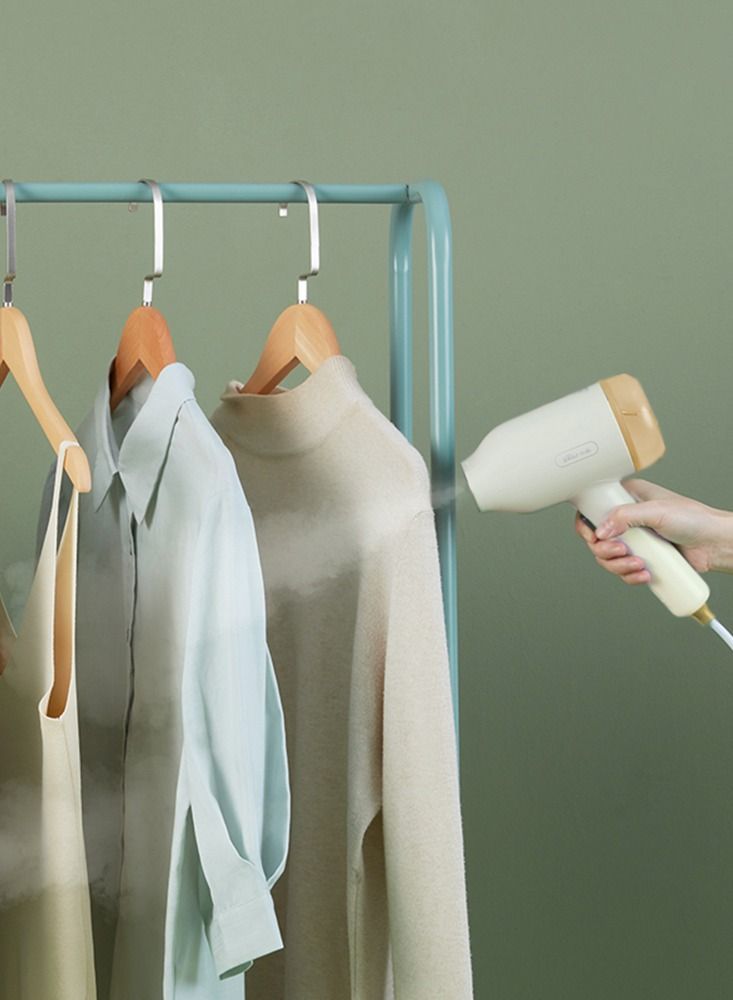 Portable Handheld Garment Steamer 120ml 1000W with Removable Cleaning Brush Travel Garment Steamer for Cloth Fast Heat-up Ironing Wrinkle Remover