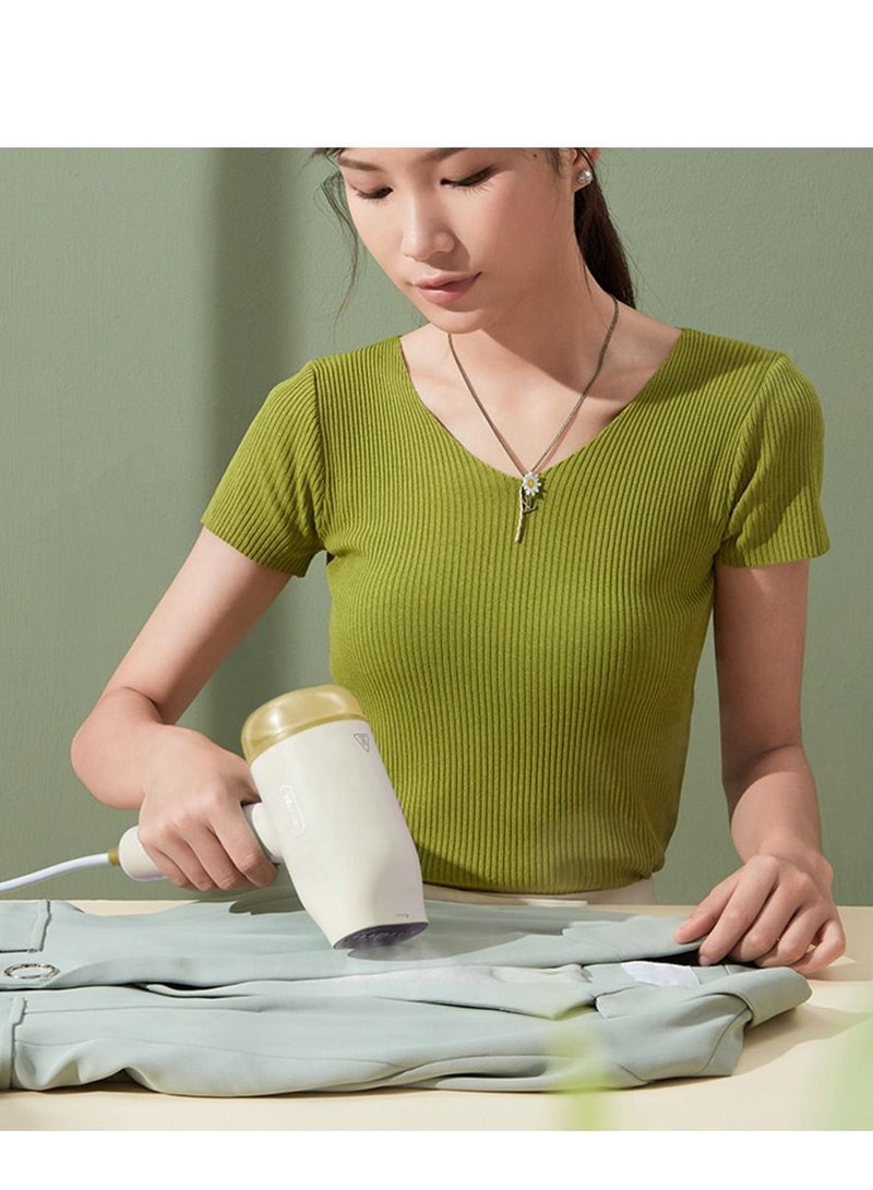 Portable Handheld Garment Steamer 120ml 1000W with Removable Cleaning Brush Travel Garment Steamer for Cloth Fast Heat-up Ironing Wrinkle Remover